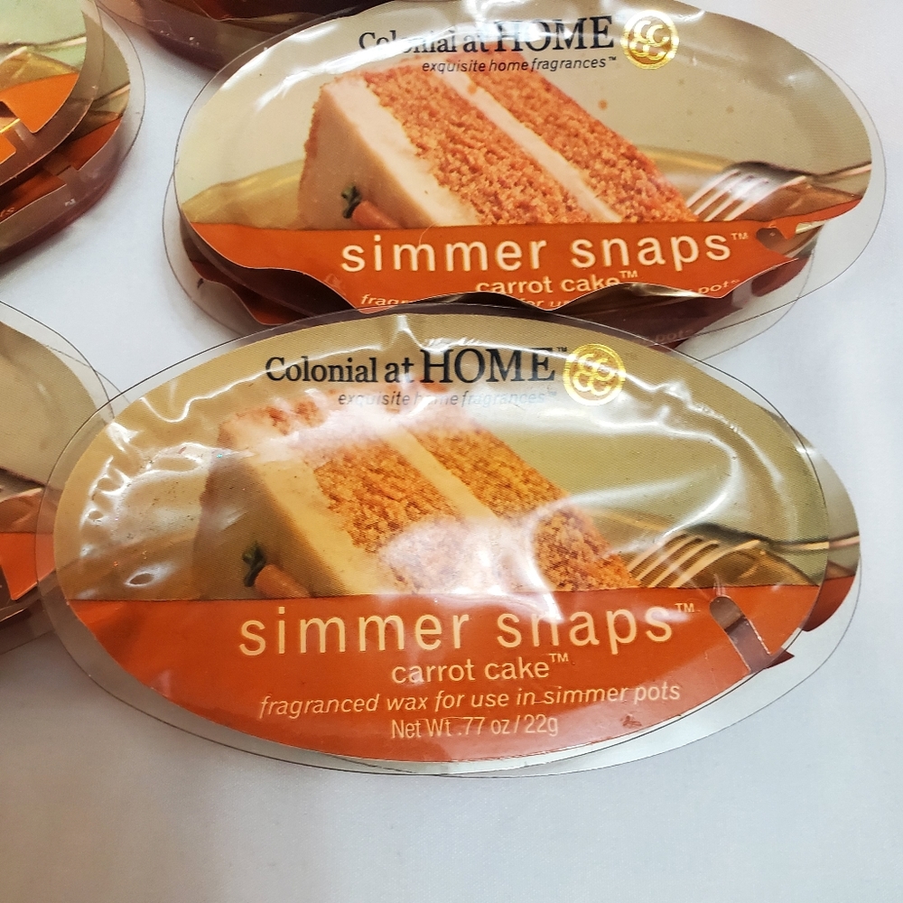 Carrot Cake Simmer Snaps Fragrance Wax (6) - Picture 2 of 4